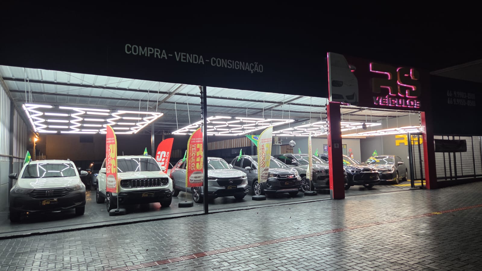 Fachada RS Veículos em Sorriso/MT